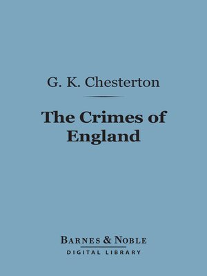 cover image of The Crimes of England (Barnes & Noble Digital Library)